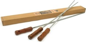 BonFeu BonSkewer – 3 Stuks 75 cm - Spiezen - BBQ - Vleespennen - Staal