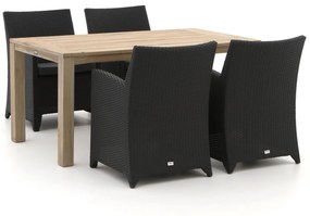 Forza Barolo/ROUGH-S 160cm dining tuinset 5-delig