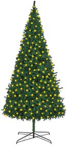 vidaXL Kunstkerstboom met LED's 400 cm groen