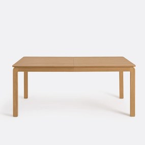Uitschuifbare eettafel, eikenfineer, 6 tot 8 couverts, Talet