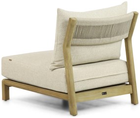 Hoek loungeset 6 personen Teak Old teak greywash  Santika Furniture Santika