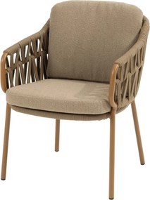 4 Seasons Outdoor Seasons Biarritz Dining Chair Amber With Cushions (per Stuks) Rope Taupe