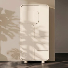 Tower Living Beige Wandkast Organisch 100 Cm Alviano - 100x45x190cm.