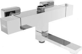 Mexen Cube thermostatische bad-douchekraan, chroom - 77910-00