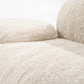 Eleonora Jayden Design Bank Organische Vorm Beige