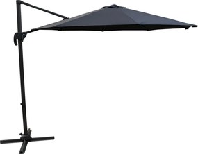 The Outsider Ronde Zweefparasol - Jip - Zwart  - 300cm - The Outsider