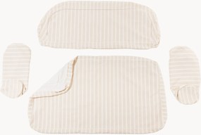 Bekleding Al Fresco met strepen, 4-delig