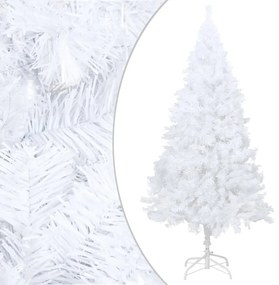 vidaXL Kunstkerstboom met LED's en dikke takken 150 cm wit