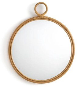 Ronde spiegel in rotanØ52 cm, Nogu