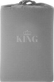 Kussensloop King 2 stuks – 100% katoensatijn – 60×70 – lichtgrijs