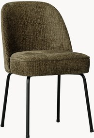 Chenille eetstoelen Vogue, 2 stuks