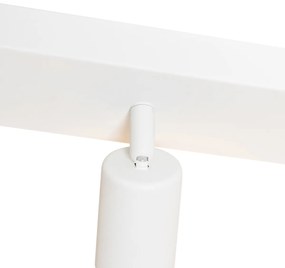 Moderne Spot / Opbouwspot / Plafondspot wit rechthoekig 3-lichts - Facil Modern E27 Binnenverlichting Lamp