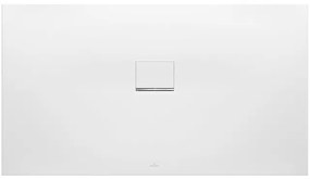 Villeroy & Boch Squaro Infinity kunststof douchebak quaryl rechthoekig 160x90x4cm mat wit UDQ1690SQI2V-RW