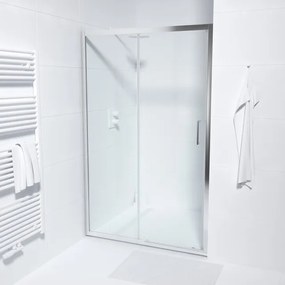 Marenza Slide Quick Fit Schuifdeur - 120x190cm - 6mm veiligheidsglas - alu profiel - anti kalk - chroom SAQ6121-120