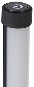Vloerlamp zwart incl. LED met touch dimmer 3-staps dimbaar - Line-up Modern Binnenverlichting Lamp