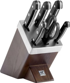 ZWILLING Gourmet 7-delig, Messenblok, Bruin - Gourmet - ZWILLING