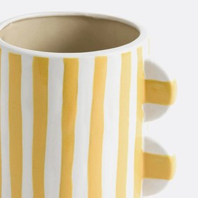 Vaas in aardewerk H19,5 cm, Drio