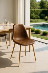 Teok Kunstlederen Stoel