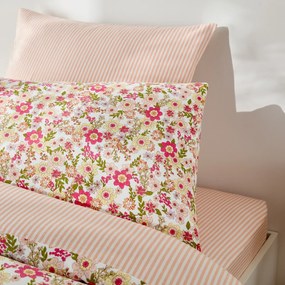 Kinderkussensloop, van flanel, met bloemenprint, MEREDITH