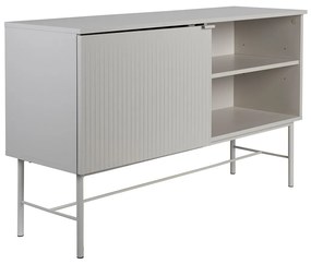 Beige Dressoir Met Ribbels - 124x40x75cm.