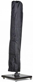 Platinum Challenger zweefparasol 3.5m T2 premium (incl. voet en hoes) faded black