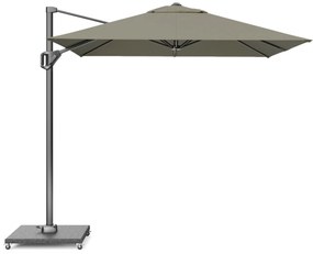 Zweefparasol 2.5x2.5m T1 (excl.voet) Taupe-naturel-bruin Platinum Voyager