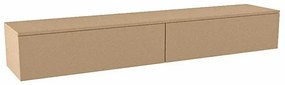 Mondiaz ALAN MODULE Wastafelonderkast - 200x41x30cm - 2 lades - push to open - Oro A45300Oro