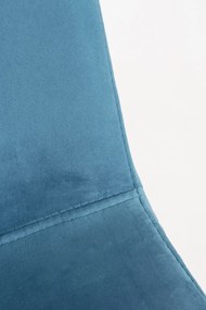 Set van 4 Teok Fluwelen Stoelen