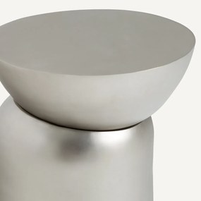Bijzettafel in gegoten aluminium, Fraulino