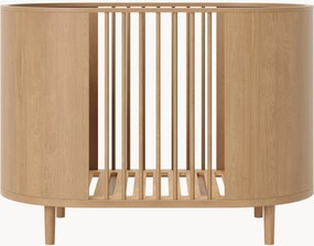 Handgemaakt in hoogte verstelbaar babybed Kai,