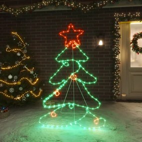 vidaXL Kerstfiguur boom met 144 LED's