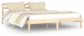 vidaXL Bedframe massief grenenhout 160x200 cm
