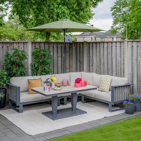 Garden Impressions Gabon loungeset hoek 4-delig rechts - sandstone