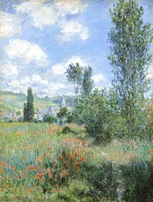 Kunstreproductie View of Vetheuil (1880), Claude Monet