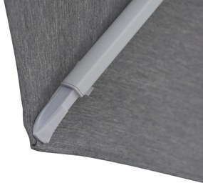 Zweefparasol  3.5m S2 Excellent (excl. voet) Grijs-antraciet Camello Luna