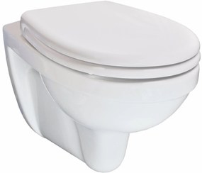 Saqu Classic combi-pack hangtoilet incl. luxe toiletbril Wit