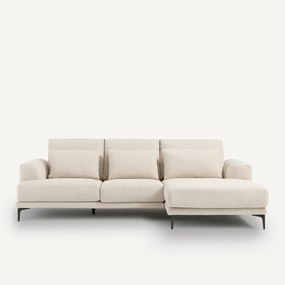 Zitbank met hoek rechts in bouclé, Marsile