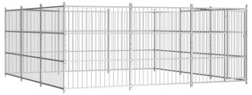 vidaXL Hondenkennel voor buiten 450x450x185 cm