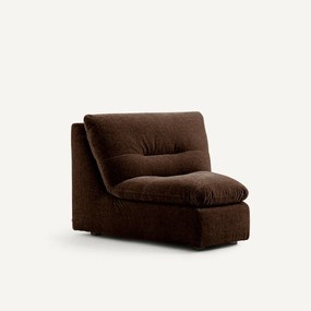 Modulaire hoekzetel in chenille fluweel, Giuliano