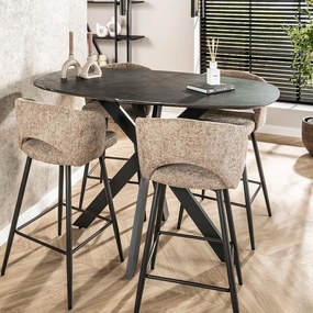 Bartafel Deens Ovaal - 140 X 80cm.