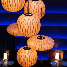 Dutchbone Bond Round Design Hanglamp Hout