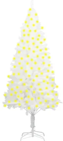 vidaXL Kunstkerstboom met LED's 240 cm wit
