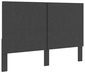vidaXL Hoofdbord 180x200 cm stof donkergrijs
