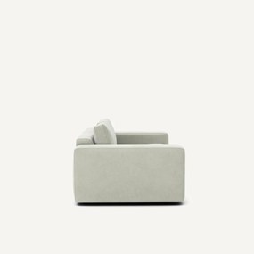 Compacte 3-zitsbank in stonewashed fluweel, SKANDER