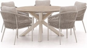 Diningset Bellagio  | 5 personen | Tuinset teakhout | 6-delig | Kees Smit Tuinmeubelen