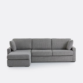 Hoekslaapbank gemêleerd met textuur, Premium HR,Timor