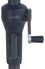 Camello Valerio Stokparasol M (excl. Voet) Aluminium Grijs