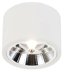 Moderne plafondSpot / Opbouwspot / Plafondspot wit - Expert Modern GU10 rond Binnenverlichting Lamp