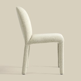 Beige Eetkamerstoel Volledig Stof