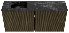 Mondiaz Joya DLux 90cm toiletmeubel shadow met wastafel faye links zonder kraangat lava